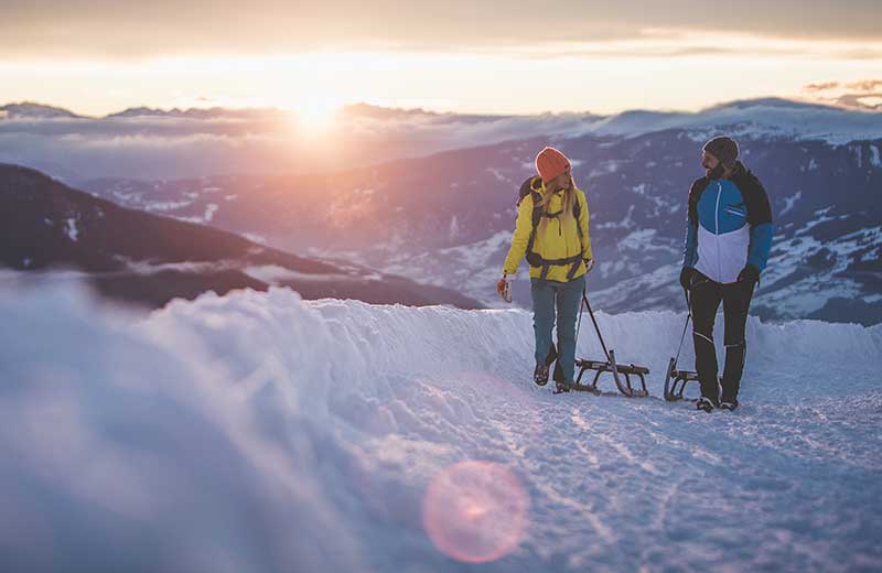 Slittino ed escursioni invernali