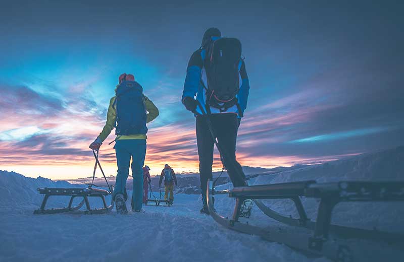 L'inverno è sinonimo di ciaspole